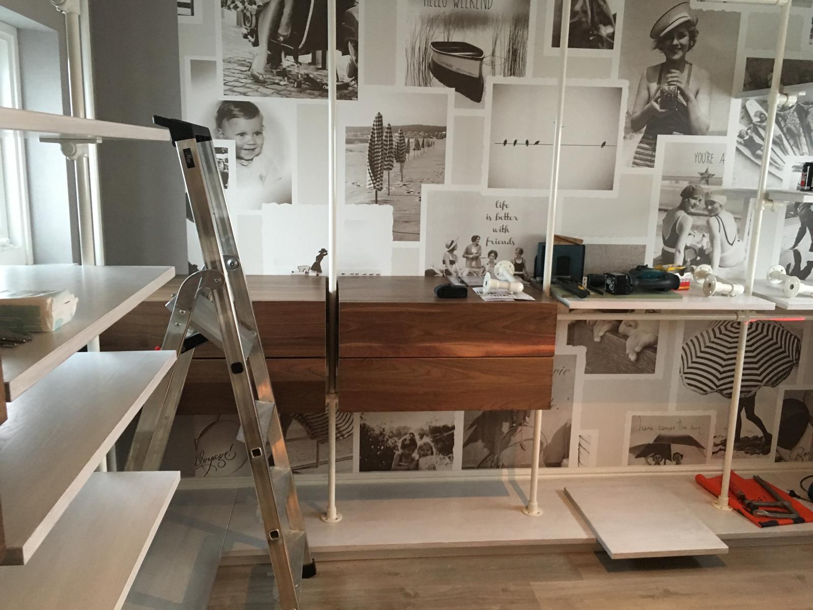 Installatie witte kastensysteem